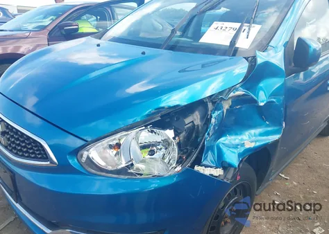 2018 Mitsubishi Mirage Es from USA, damaged, VIN ML32A3HJ2JH008210
